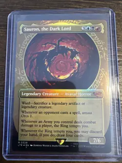 Sauron, the Dark Lord (Showcase) Universes Beyond: Tales of Middle-Earth Foil - Image 1