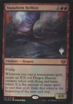 Manaform Hellkite - Innistrad: Crimson Vow: #170, MTG - Foil Nm C254 - Image 1