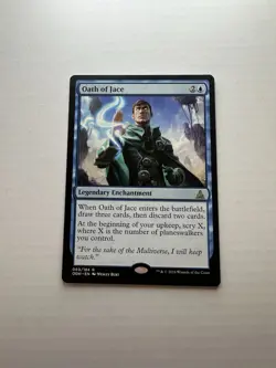 Oath of Jace LP Oath of the Gatewatch Magic The Gathering Mtg Lightly Played - Image 1