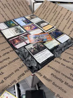 🧙17lbs+ 4200+ UNSEARCHED Magic The Gathering Bulk Lot LP/NM w/ Rares & Foils‼ - Image 1