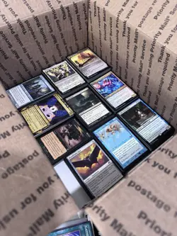 🧙17lbs+ 4200+ UNSEARCHED Magic The Gathering Bulk Lot LP/NM w/ Rares & Foils‼ - Image 4