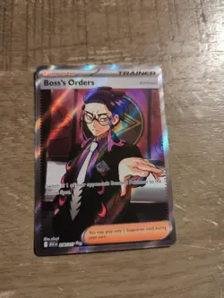 Boss’s Orders 256/217 Ultra Rare Full Art Pokemon TCG Ascended Heroes NM - Image 1
