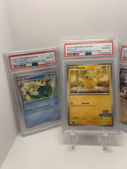 Pokemon Illustration Contest 2024 Promo Cards Complete 3-Pack Set PSA 8 - Image 2