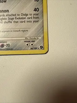 2007 Dialga Lv.68 16/106 Holo Rare Pokemon TCG Great Encounters - Image 2