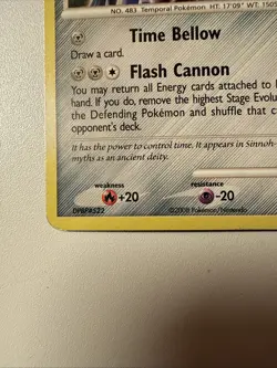 2007 Dialga Lv.68 16/106 Holo Rare Pokemon TCG Great Encounters - Image 3