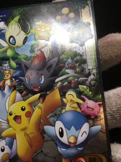 Pikachu Zorua Piplup Celebi 105 - VIntage Pokemon Bromides DX Jumbo Cards - Image 5
