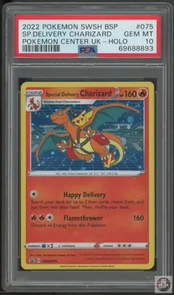 Special Delivery Charizard Holo 075 Pokemon Center United Kingdom Pokemon PSA 10 - Image 1