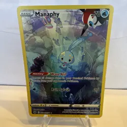 Pokemon TCG Manaphy GG06/GG70 Crown Zenith: Galarian Gallery Full Art Holo NM - Image 1