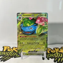 Venusaur EX 001/142 - Pokemon TCG SV07: Stellar Crown (English) Double Rare - NM - Image 1