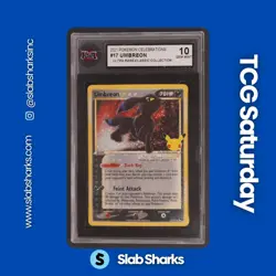 2021 POKEMON CELEBRATIONS #17/17 UMBREON CLASSIC COLLECTION ULTRA RARE KSA 10 - Image 1
