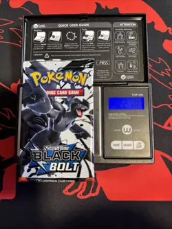 22.70g Heavy - Pokemon TCG S&V - Black Bolt Booster Pack! Semi GOD U - Image 1