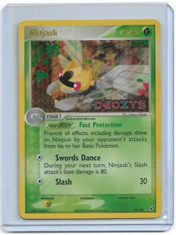 Ninjask [Reverse Holo] #13 Pokemon Deoxys - Image 1
