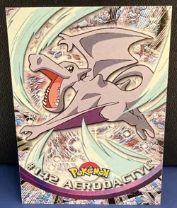 Pokemon AERODACTYL #142 Non-Holo Topps TV Animation 2000 - Image 1