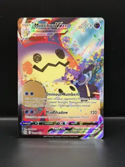 Mimikyu VMAX TG17/TG30 Rare VMAX Brilliant Stars Trainer Gallery Pokemon NM - Image 1