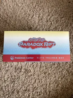 Paradox Rift Pokemon Center Elite Trainer Box ETB Roaring Moon New And Sealed - Image 2