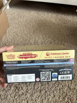 Paradox Rift Pokemon Center Elite Trainer Box ETB Roaring Moon New And Sealed - Image 3