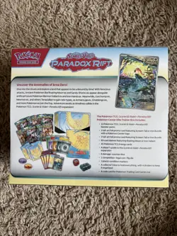 Paradox Rift Pokemon Center Elite Trainer Box ETB Roaring Moon New And Sealed - Image 4