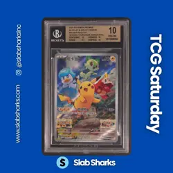 2022 POKEMON PROMO CHINESE SCARLET & VIOLET #001/SV-P PIKACHU BGS 10 PRISTINE - Image 1