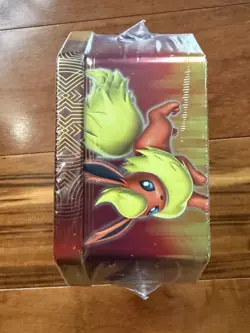 Pokemon TCG: Elemental Power Tin Flareon GX + 4 Booster Packs 2019 (Team UpU) - Image 2