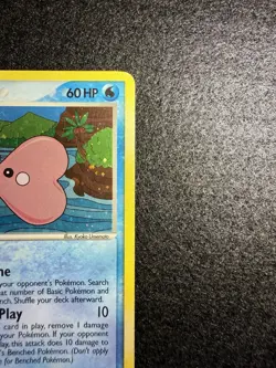 Pokemon Luvdisc Holo 7/100 from Crystal Guardians in DMG condition. - Image 5