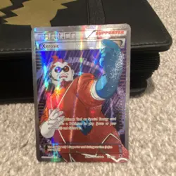 Pokemon Xerosic 119/119 Full Art Ultra Rare Trainer Holo XY TCG has crease - Image 1