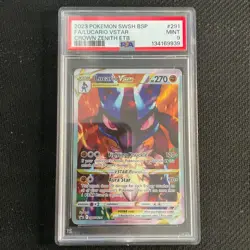 Lucario VSTAR SWSH291 *PSA 9* SWSH: Sword & Shield Promo Full Art Pokemon TCG - Image 1
