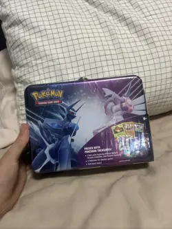NEW-Pokemon TCG Sword & Shield PALKIA & DIALGA Collector LUNCH BOX SEALED 📦 - Image 1