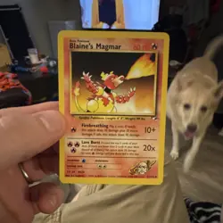 Pokemon Blaine's Magmar Gym Heroes 37/132 Uncommon Basic Regular Unlimited - Image 1