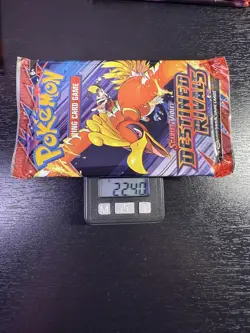 Very Heavy! 22.40 Gram Pokemon TCG Destined Rivals Booster Pack Sealed - Image 1