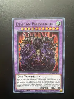 Yugioh Despian Proskenion DAMA-EN035 1st Edition Super Rare NM/LP - Image 1