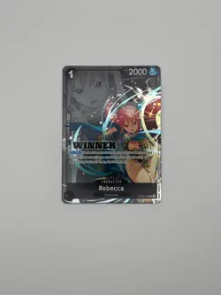 Rebecca (Winner Pack 2025 Vol. 2) OP04-092 One Piece Promotion Cards Foil NM - Image 1