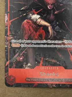 One Piece Shanks OP09-004 SR Alt Art (English) Emperors in the New World - Image 4