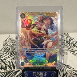 Bandai One Piece CCG Monkey.D.Luffy 7000 Rare Foil Carrying on His Will OP13-118 - Image 1