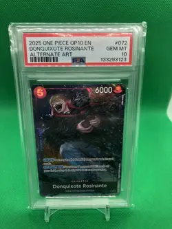 One Piece Tcg op-10 donquixote rosinante alt art 072 english Blood Royal - Image 1