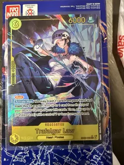 Trafalgar Law SEC AA EB03-062 One Piece English Near Mint IN HAND Secret Rare NM - Image 1