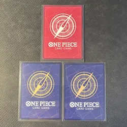 Bandai One Piece CCG OP13 - OP14 Monkey.D.Luffy x3 Foil Lot - Image 2