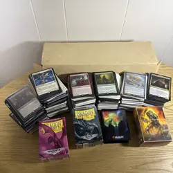 Magic the Gathering MTG Card Lot 1400 commons uncommon rares mythics and EXTRAS - Image 1