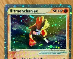 Pokemon Hitmonchan EX Ruby and Sapphire Holo #98/109 Ultra Rare Card 2003 - Image 5