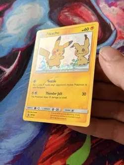 Pokemon 2019 Pikachu SM162 Sun & Moon Black Star Promo Holo Card TCG - Image 3