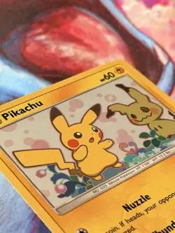 Pokemon 2019 Pikachu SM162 Sun & Moon Black Star Promo Holo Card TCG - Image 5