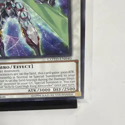 Yugioh - D/D/D Gust High King Alexander COTD EN040 NM Card 1st edition Rare - Image 4