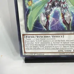 Yugioh - D/D/D Gust High King Alexander COTD EN040 NM Card 1st edition Rare - Image 5