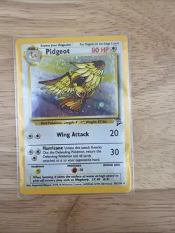 Pokemon TCG Base Set 2 Pidgeot Holo Rare Card WOTC 2000 LP 💫SWIRL💫 - Image 1