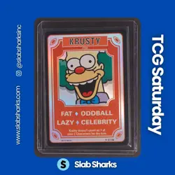 2003 THE SIMPSONS TRADING CARD GAME #3/156 KRUSTY STAR FOIL - Image 1