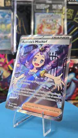 Acerola's Mischief 165/132 Ultra Rare Holo ME01: Mega Evolution Pokemon Card - Image 1