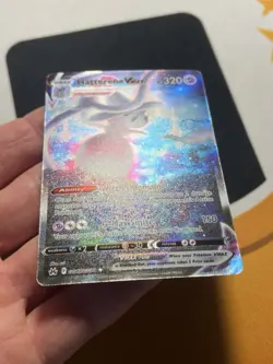 Hatterene Vmax GG47/GG70 Crown Zenith Galarian Gallery NM Full Art Pokemon Card - Image 3