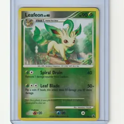 Leafeon LV.40 Pokemon Card Majestic Dawn Reverse Holo Card 24/100 - Image 1