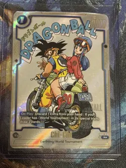 Chi-Chi SB01-019 Alternate Art Dragon Ball Manga Booster Card Fusion World - Image 1