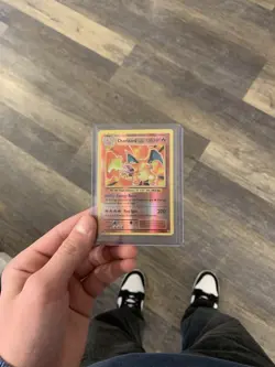 Pokemon TCG Charizard Creature Holo Card English Nintendo Standard Card Stock - Image 1
