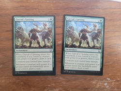 Magic The Gathering Card MTG 2x Garruk's Uprising Commander: Modern Horizons 3 - Image 1